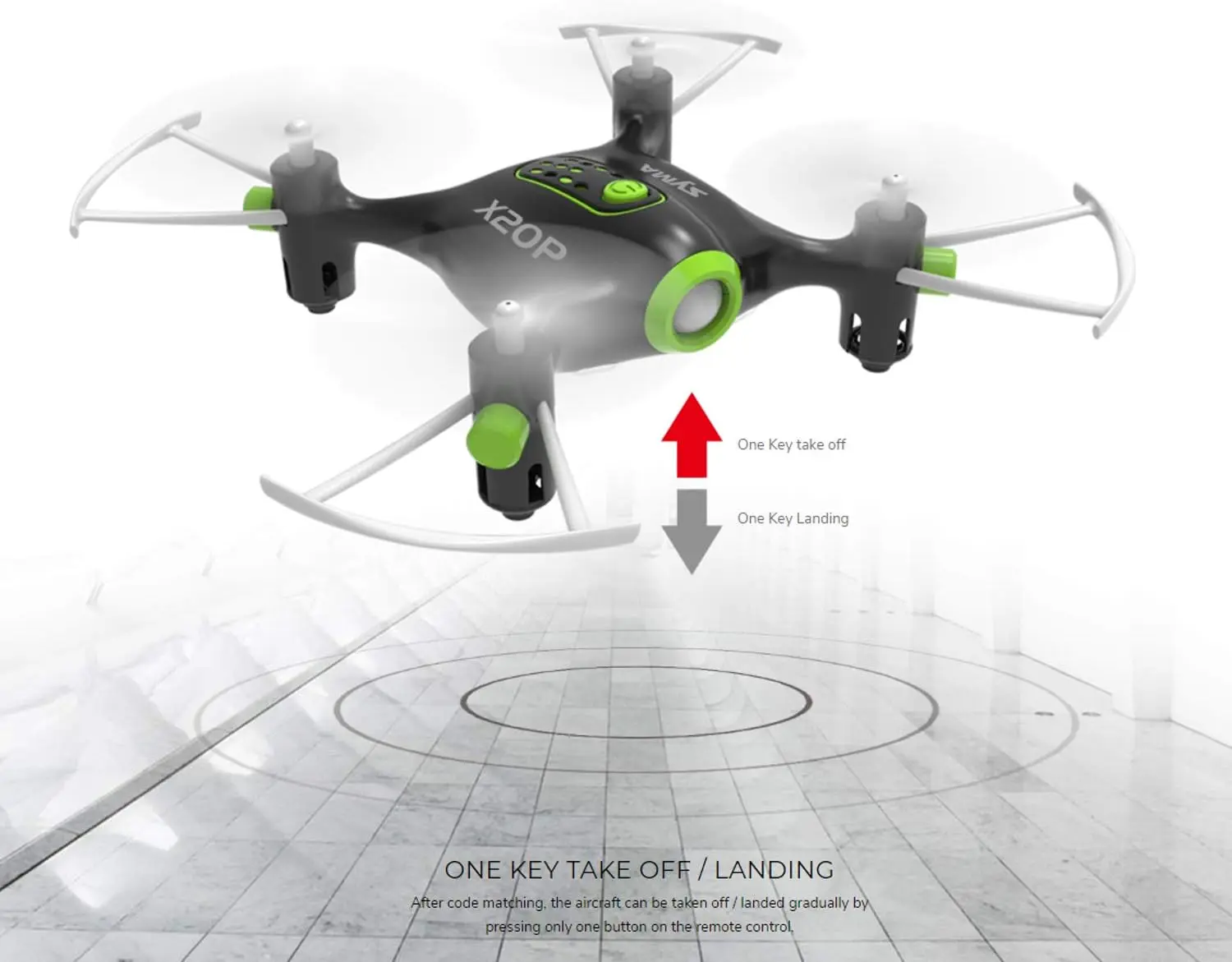 Mini Pocket X20P RC Quadcopter Altitude Hold Headless Micro Helicopter LED Remote Control Quad Copter