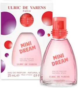 Ulric De Varens Mini Dream Eau de Parfum 25 ml- Bright, Smooth, and Delicious - Notes of Mandarin, Apricot, & Honeysuckle - Travel Size - .9 Fl Oz