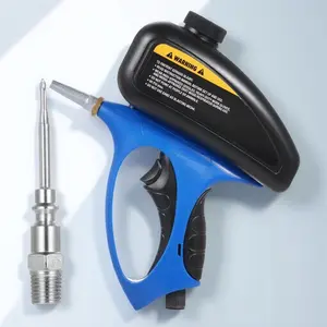Dual-Mode Gravity Sandblasting Gun: Metal Rust Removal & Wood Refurbishment Dual-Purpose Equipment, Industrial-Grade Tungsten Carbide Nozzle for Precise Sand Flow Control, Compatible with Air Compressors for Pneumatic Operation, Portable