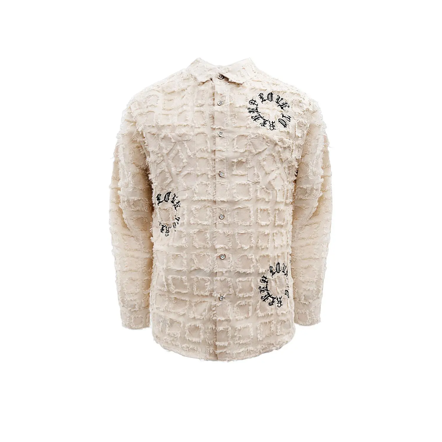 Men's Premium Embroidered Light Weight Over Shirt