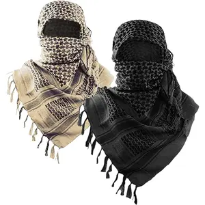 Shemagh Desert Scarf 100% Cotton Keffiyeh Wrap for Men & Women Soft Comfortable Stylish Design for Outdoor Adventures