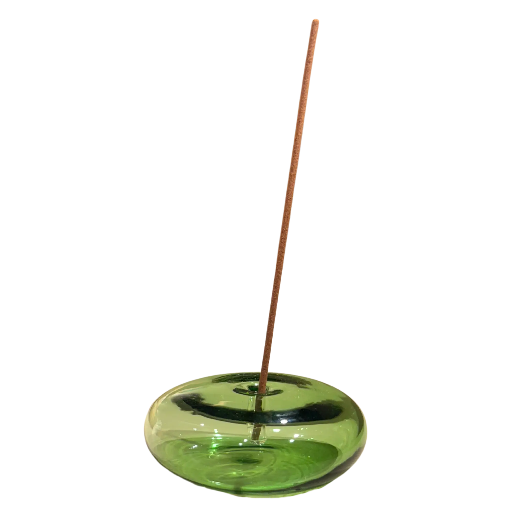 Gentle Habits - Glass Incense Holder (Green)