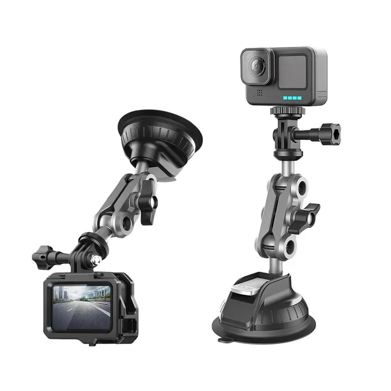 Suction Cup Design Camera Mount, Vacuum Strong Suction Camera Mount, Universal Camera Accessories, Action Camera Holder for Gopro & DJI Sports Action Camera