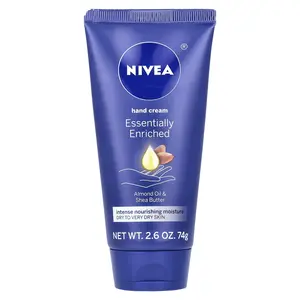 Nivea Essentially Enriched Hand Cream, Almond Oil & Shea Butter, 2.6 oz (74 g)