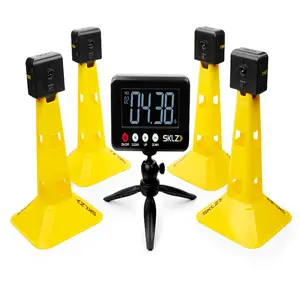 SKLZ Speed Gates with Timer for 50 Yard Speed Tracking Easy Setup Light Indicators Track Your Progress
