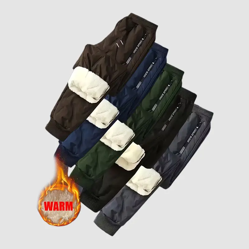 fleece-lined snow pant plush fleece Men's Thermal Underwear - Cozy & Stylish for Everyday Wear casual