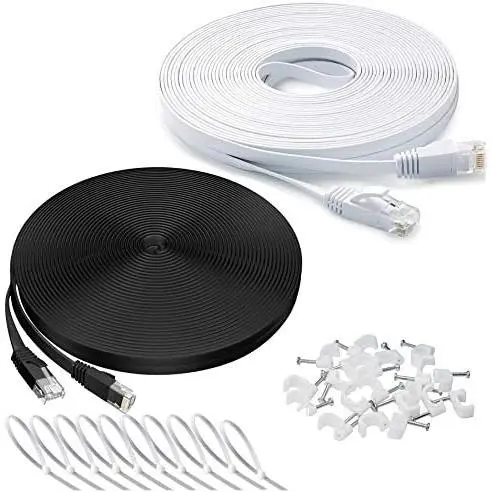 100FT 2 pack (black + white)