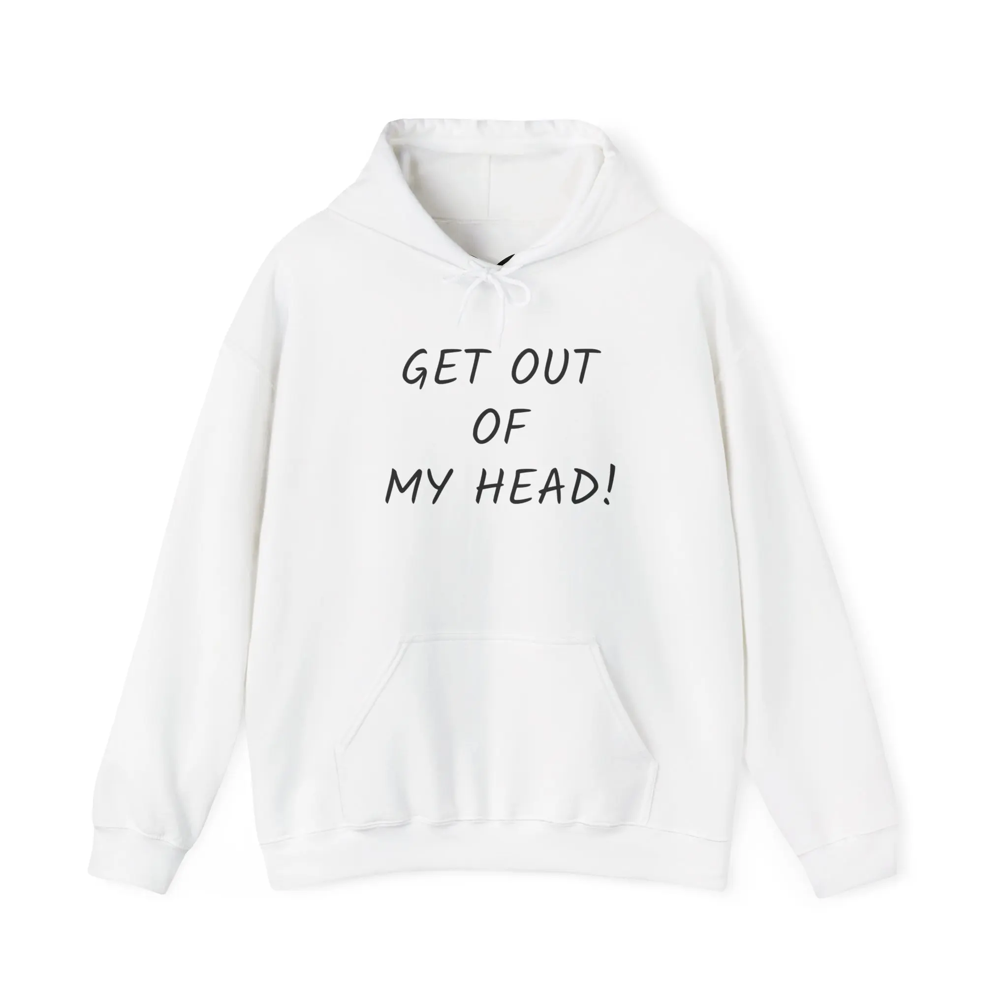 Get Out Of My Head Hoodie | Daisy Flowers Back Design