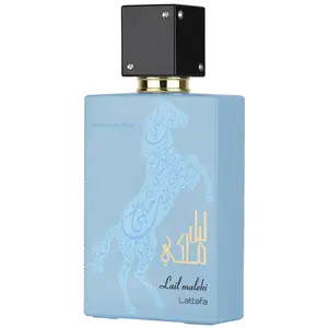 Lattafa Lail Maleki Moroccan Blue – Spicy, Citrusy, Woody, Oud – Eau de Parfum Spray Long-Lasting Fragrance for Unisex, 3.4 Ounce / 100 ml