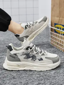 Men's Mesh Dad Shoes | Breathable Platform Thick Sole Sneakers | Versatile Street Style