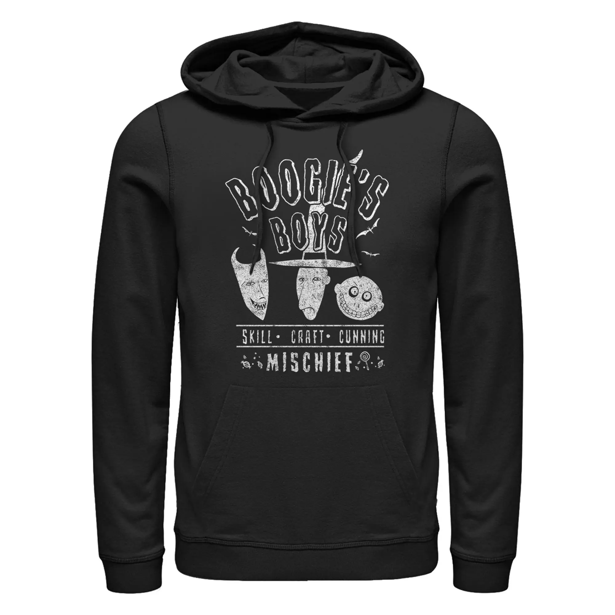 Men's The Nightmare Before Christmas Halloween Lock Shock and Barrel Boogie's Boys Pull Over Hoodie
