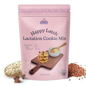 Lactation Cookie Mix, Chocolate Chip Oatmeal, Double Batch, Made in USA, No Preservatives, Improve Breast Milk Production