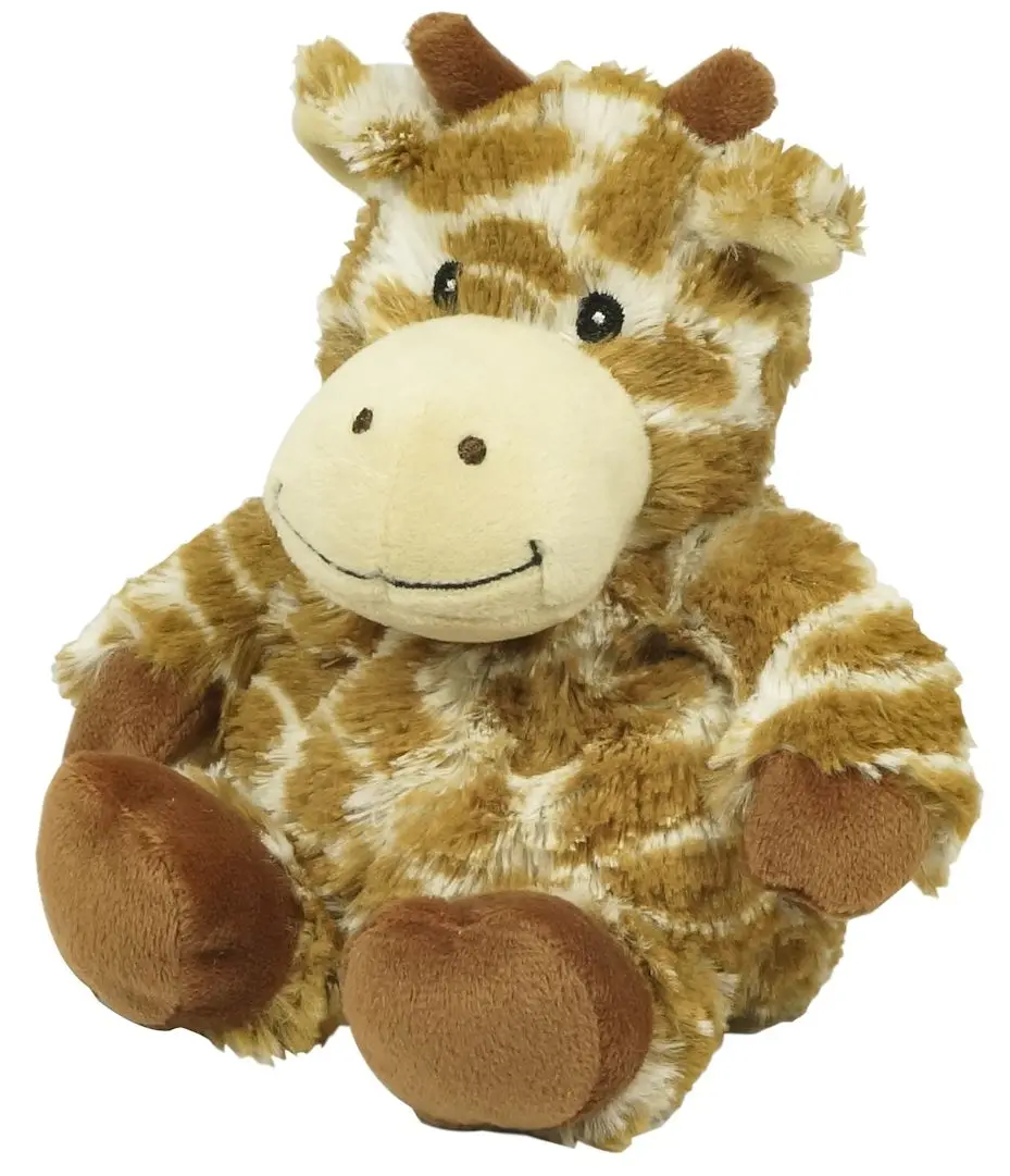 GIRAFFE - JUNIOR- WARMIES Cozy Plush Heatable Lavender Scented Stuffed Animal