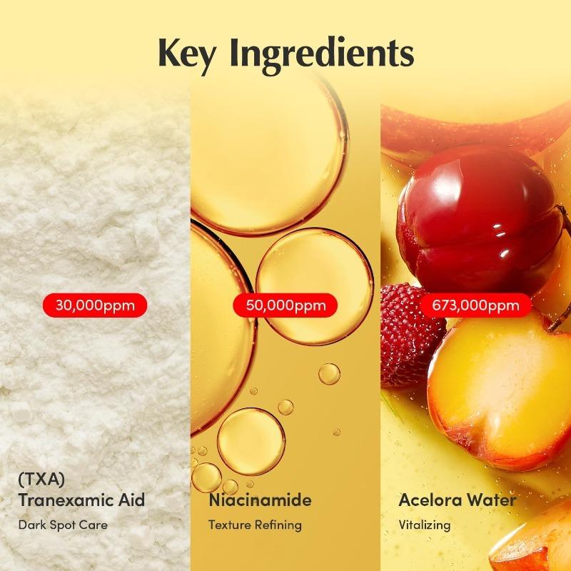 EQQUALBERRY Vitamin Illuminating Cream – Vitamin C & 5% Niacinamide + 3% TXA | Dark spots Cream | Ceramide Barrier Strength | Glowy, Lightweight Hydration (1.69 fl.oz / 50ml)