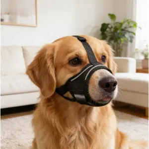 Adjustable Breathable Dog Muzzle - Training & Behaviour Aid for Dogs