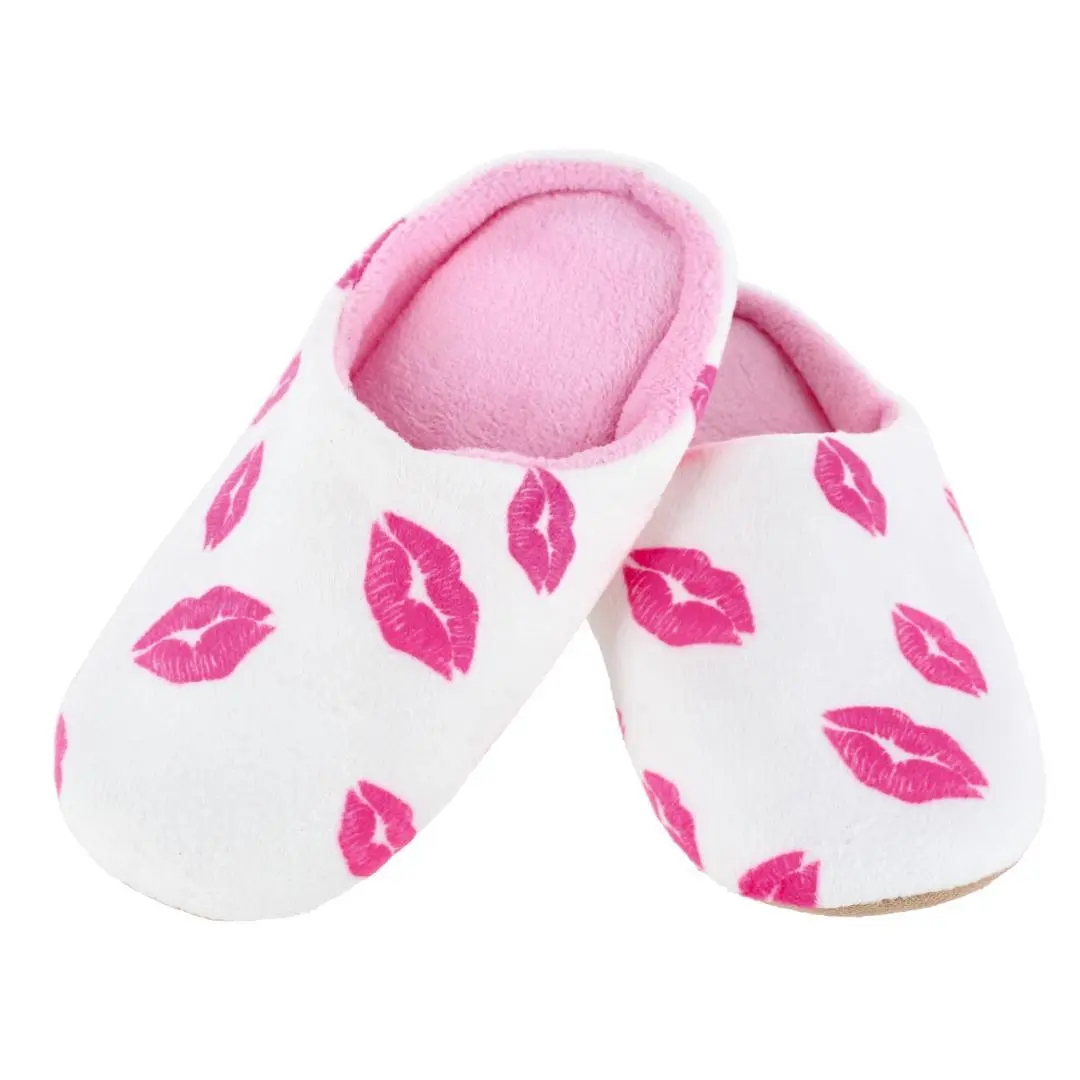 CTM Women's Lipstick Kiss Slippers, Slippers, Shoe, Flat Slippers