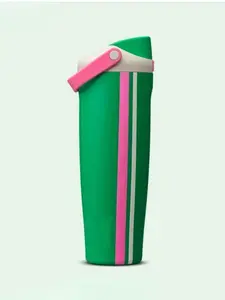 Vacation Mode Water Bottle, Retro Green Pink Stripe Cup, Cute Aesthetic Gift Drinkware