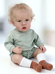 Reborn 20inch 50cm Boy Realistic Reborn Baby Full Vinyl Body Toddler Doll with Eyes Open, Handmade Newborn Baby Dolls Looks Like A Real Babies