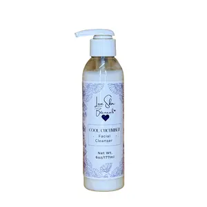Love Skin Botanicals Cool Cucumber Facial Cleanser Gentle Hydrating Cleansing with Cucumber Chamomile & Aloe Vera for Dry Delicate Skin