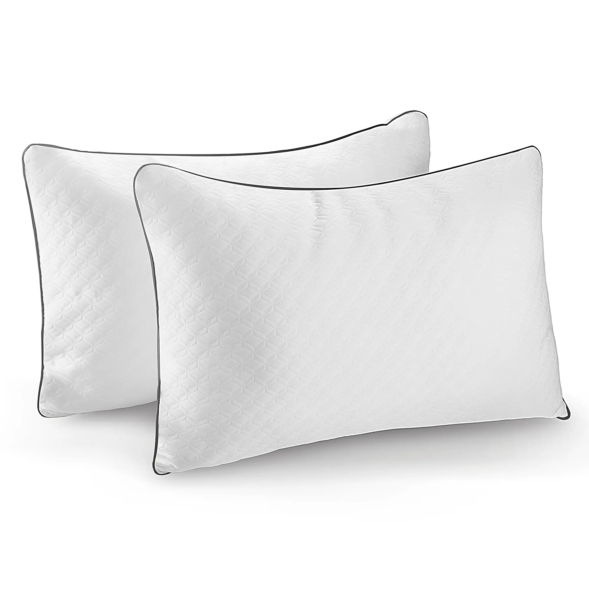 Pillows for Bed 2 Pack, Hotel Collection Luxury Down Alternative Bed Pillows for Sleeping, Soft Support for Side, Back & Stomach Sleepers, Standard Size 28" x 18"
