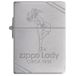 212 MAIN Classic Metal Vintage Replica Lighter - 1935 Slashes-Lady Design, Collectible Home Supplies Lighter Accessory, Stylish Men's Accessories