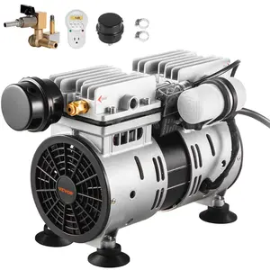 【DealsForYouDays】VEVOR Pond Aerator,  , 550W Power, 5.2CFM for Up to 3 Acre 50' Lake, Pond Aeration Kit Includes 3/4 HP Compressor & Timer & Valves, Air Compressor for Deep Water Oxygen Circulation, for Pond, Lake