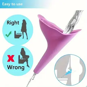 Portable Urinal Box Set, Standing Urine Funnel, Women's Dedicated Urinal, Travel Potty, No Bending Required, Convenient and Easy to Use
