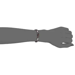 OIDEA Layered Beaded Double Wrap Leather Rope Bracelet for Men Women, Adjustable Boho Braided Wristband with Easy Hook Clasp