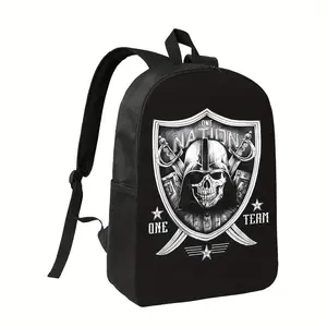 Las Vegas Football Print Professionally Designed Polyester Backpack Perfect for Both Office And Travel.