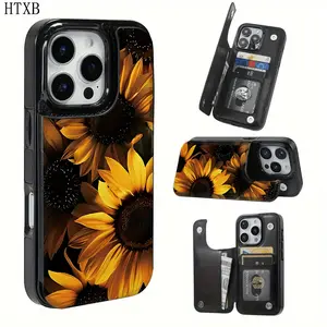 Functional Patterned TPU Phone Case with Card Holder Slot, Storage for Bank Transit Cards, Shockproof Protective Cover for iPhone 12 Pro Max 13 14 Plus 15 Pro 16 16 Pro Max