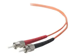 Belkin A2F20200-01M 3.28 ft. (1 M) Multimode Duplex Fiber Patch Cable, ST - ST