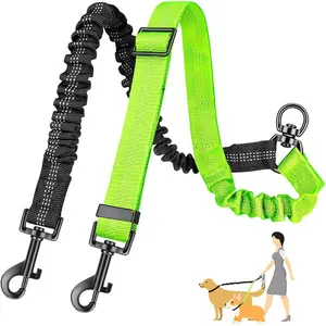 Pet Leash Automatic Retractable One-Two Dog Outdoor Walking Anti-Pull Dual Color Durable Dog Rope, Pet Supplies for Dogs