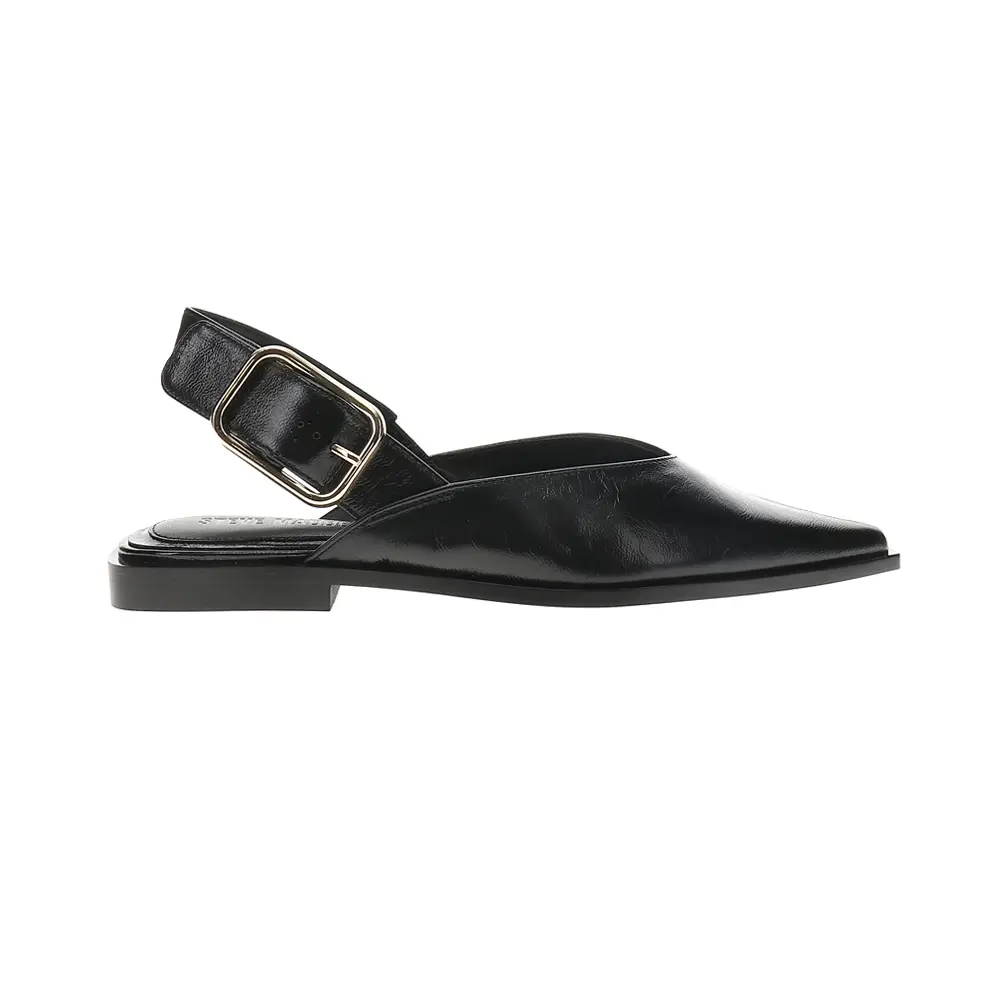 Steve Madden Womens Shay Slingback Flats Casual - Black