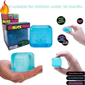 Hot Stress Relief Sensory Toy,  Nice Cube Squeeze Plaything, Ice Candy Block Design, Ideal For Anxiety & Stress Management