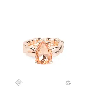 LAW OF ATTRACTION - ROSE GOLD RING - GLIMPSES OF MALIBU - 1560