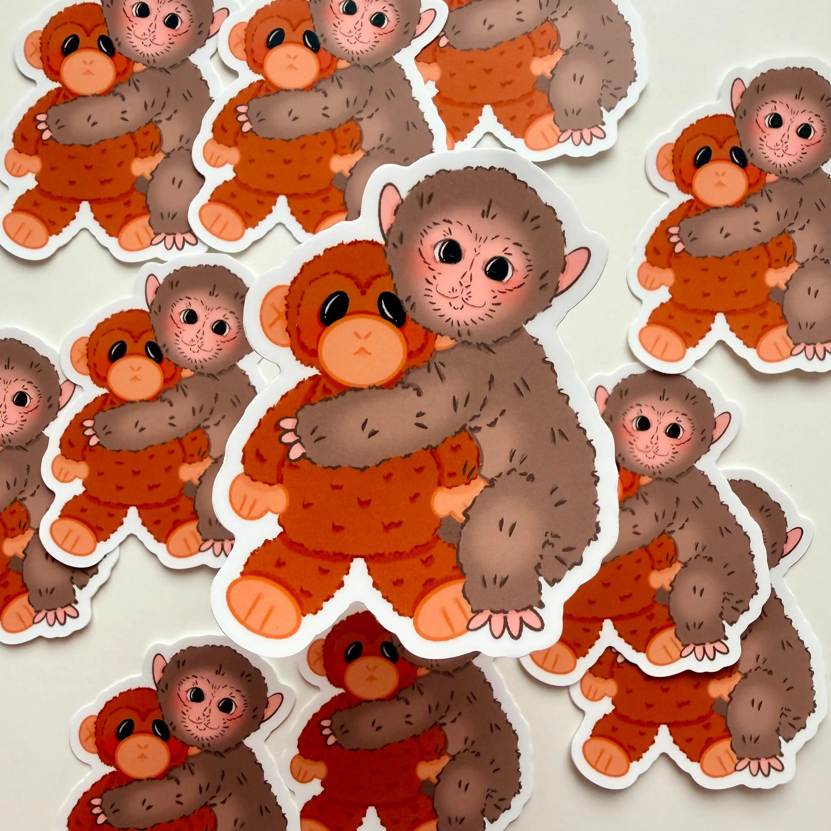 Punch The Monkey Sticker