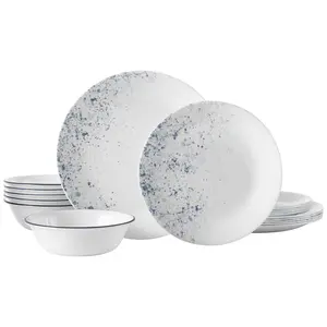 Corelle® Indigo Speckle 18-piece Dinnerware Set, Service for 6