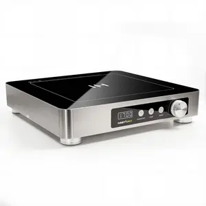 1700W 85V~120V Induction Cooktop Commercial Electric Stove Large 11.8 inches Heating Coil Luxurious Stainless Steel Countertop Burner With 24 Hours Timer Powerful 1700W Professional Hot Plate For Cooking