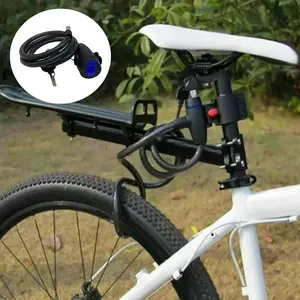 33.08 Inch Motorcycle Padlock, Strong Bike Chain Lock, Metal Anti-Theft with Two Keys, Security Reinforced Bicycle Lock