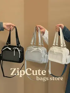 Cute Plush Backpack Fashion Versatile Handbag Bowling Crossbody Shoulder Bag, Stylish and Comfortable, Perfect for Daily Use