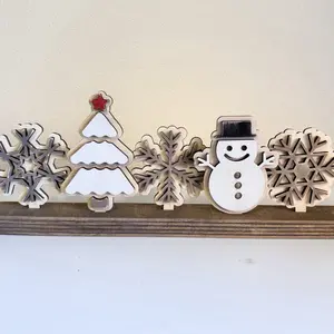 Interchangeable Holiday Shelf Set – 5-Piece Christmas Edition