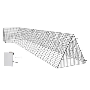 VEVOR Chicken Tunnels, TikTokShopBlackFriday, 157.5 x 39.4 x 24.2 inch(LxWxH) Chicken Tunnels for Yard, Portable Chicken Tunnels for Outside with Corner Frames, Chicken Coop Run, Suitable for Chickens, Ducks, Rabbits