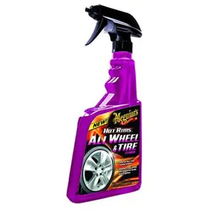 212 MAIN Meguiars G9524 24oz Wheel Cleaner - Effective Car Tires Cleaning Solution, Clear-Coated Safe, Stubborn Removal, Full Sun Wipe Capability, Multi-Surface Compatible