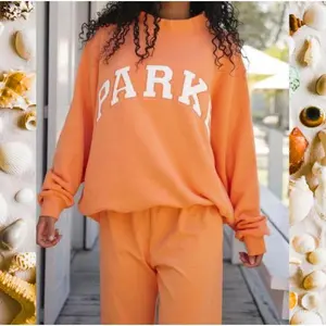 PARKE casual pullover sweatshirt sweatshirt embroidered letter sweatshirt women