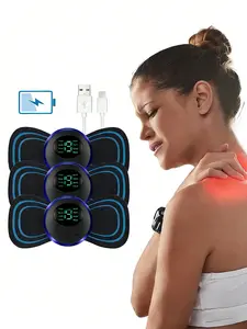 EMS Muscle Stimulator, Multifunctional Electric Muscle Stimulation, Workout Enhancer, Ideal for Arms, Hips, Glutes Trainer, Thighs, Abdomen, Fitness, Relaxation
