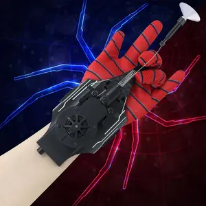 ideal choice Gift  Boutique Spider Web glove Shooters Wrist Toy With8 FT Realistic Web Launcher String For Kids Spider Hero Cosplay Costume Prop Launcher Wrist Toy Gift For Boys Girls Ages 3-12  Indoor Outdoor child Toys Cool Toy Things for Superhero Fans
