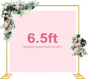 6.5ft Party Arch Stand | Reusable Metal Frame for Birthday,Baby Shower & Anniversary