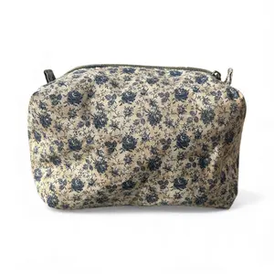 Boxy Pouch - Vintage Flowers Boxy Pouch - Vintage Flowers