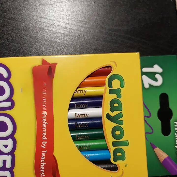 Personalized Crayola Colored Pencils
