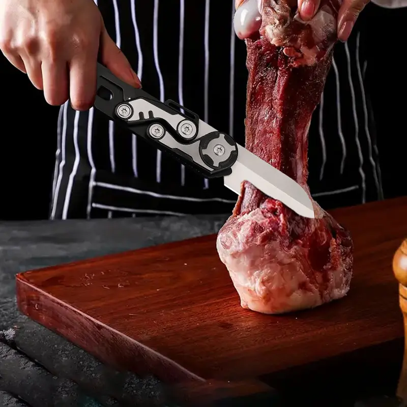 Stainless steel steak knife, kitchen knife, fruit knife, suitable for grilling, cutting meat Stainless steel steak knife, kitchen knife, fruit knife, suitable for grilling, cutting meat